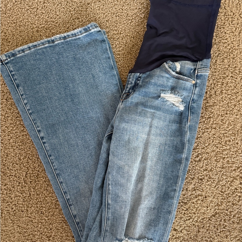 Pinkblush Light Blue Flare Jeans